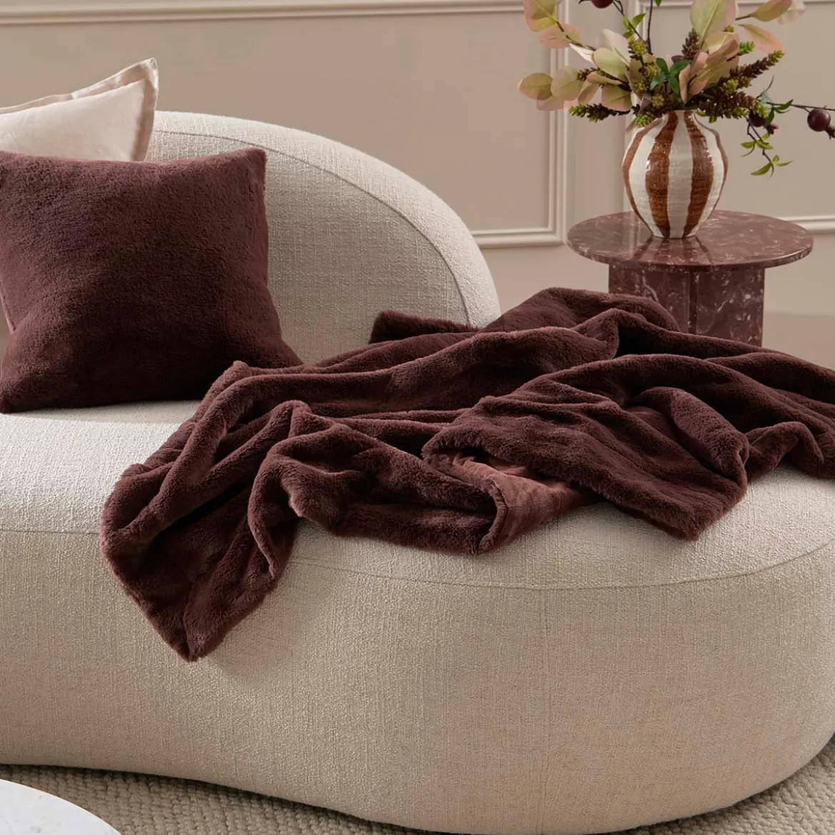 Nevada Faux Fur Throw