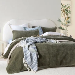 Olivia Chenille Coverlet Set