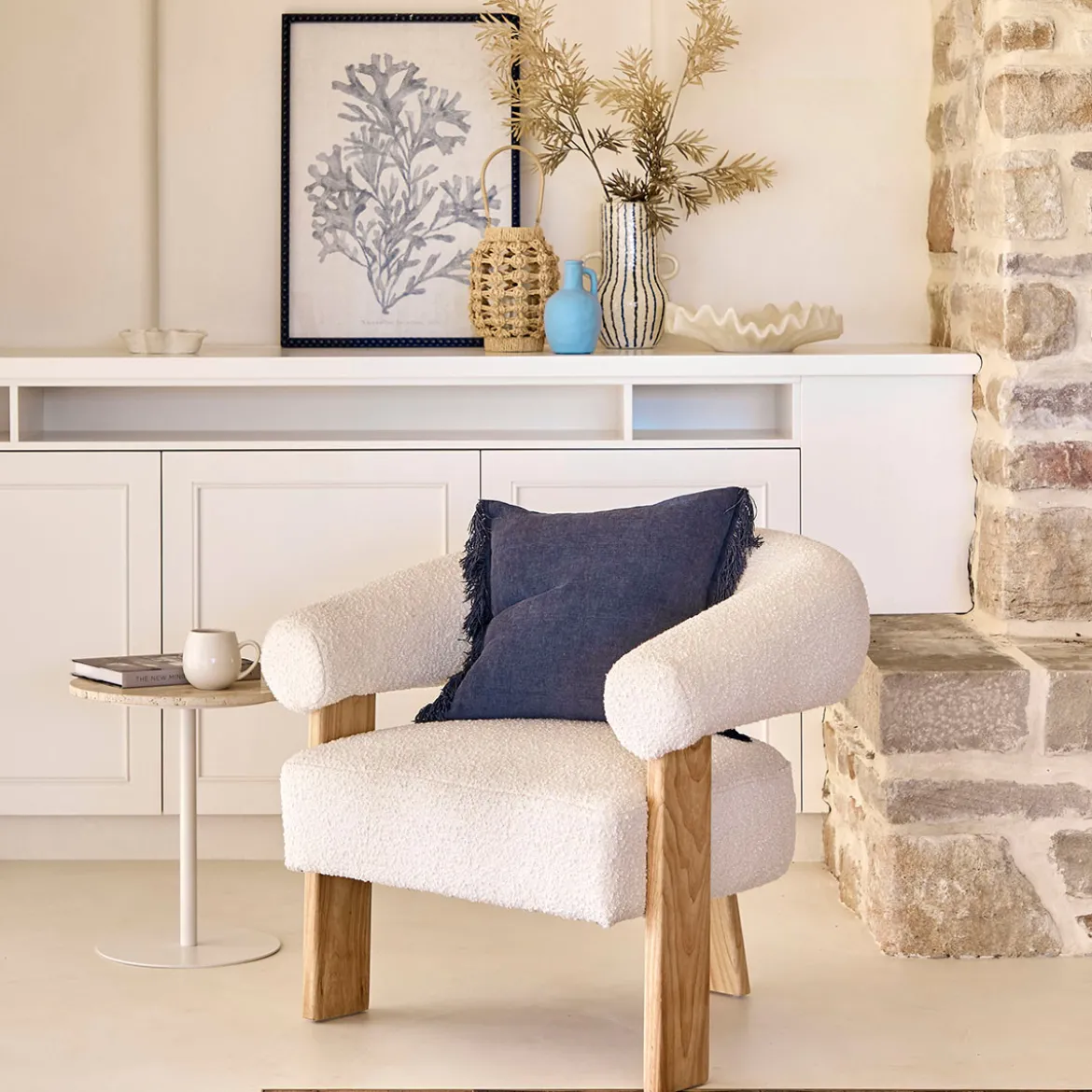 Ollie Boucle Occasional Chair