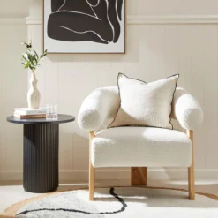 Ollie Boucle Occasional Chair