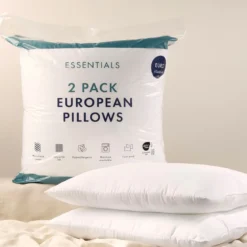 2 Pack European Pillows