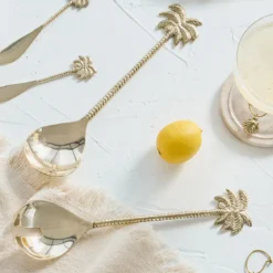Palm Salad Servers Set of 2