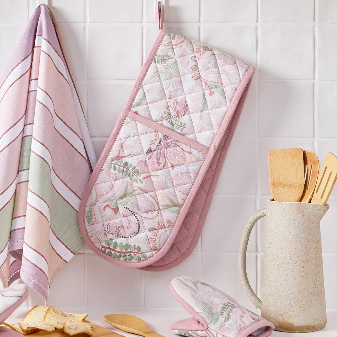 Paths of Rest by Domica Hill Double Oven Glove