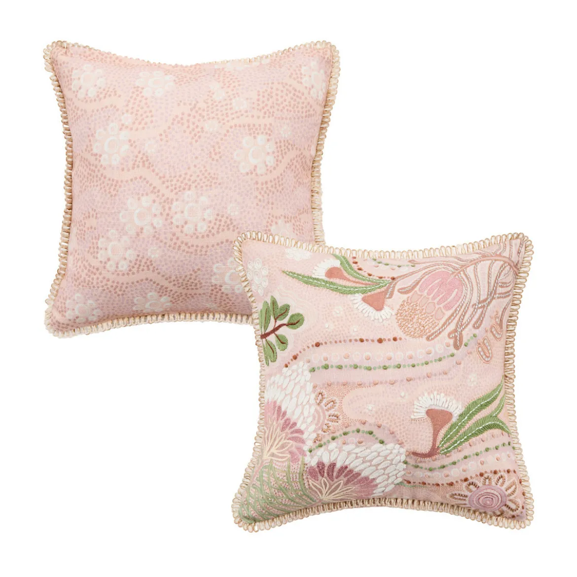 Paths of Rest by Domica Hill Embroidered Cushion
