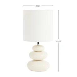 Pebble 46cm Table Lamp