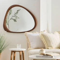 Pebble Dark Brown Mirror