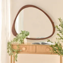 Pebble Dark Brown Mirror