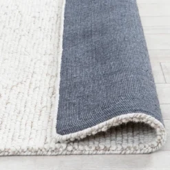 Pebbles Beige Medium Wool Floor Rug