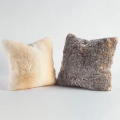 Pelage Faux Fur Square Cushion