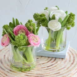 Pippa Artificial Ranunculus Bouquet in Vase