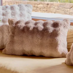 Prague Faux Fur Oblong Cushion