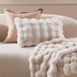 Prague Faux Fur Oblong Cushion