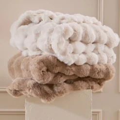 Prague Faux Fur Throw