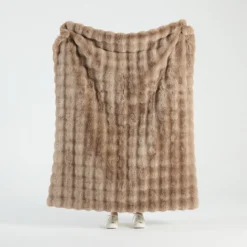 Prague Faux Fur Throw