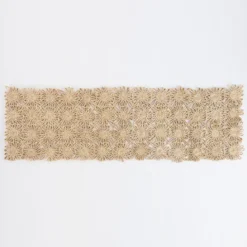 Rae Jute Flower Table Runner