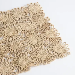 Rae Jute Flower Table Runner