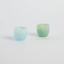 Rain Glass Candle Holder