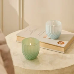 Rain Glass Candle Holder