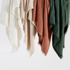 Raya Chenille Gauze Reversible Throw
