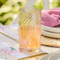 Raya Lustre Highball Glass Set of 4