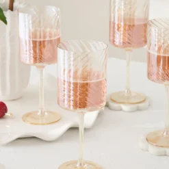 Raya Lustre Wine Glass Set of 4