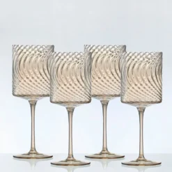 Raya Lustre Wine Glass Set of 4