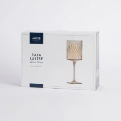 Raya Lustre Wine Glass Set of 4