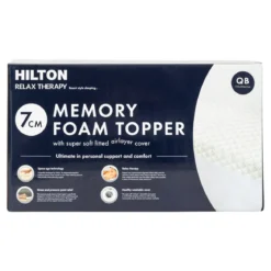 Relax Therapy 7cm Memory Foam Mattress Topper