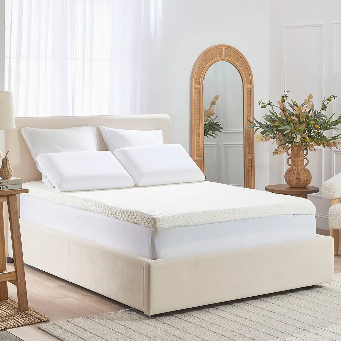 Relax Therapy 7cm Memory Foam Mattress Topper