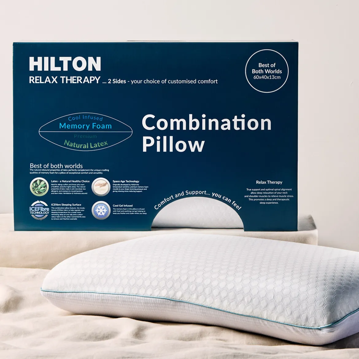 Relax Therapy Latex / Memory Foam Pillow