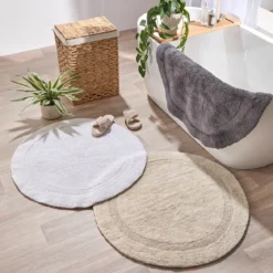 Resort Reversible Bath Mat Round