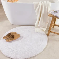 Resort Reversible Bath Mat Round