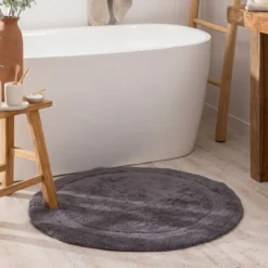 Resort Reversible Bath Mat Round