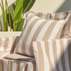 Riviera Wide Stripe Cushion