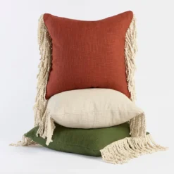 Romi Cotton Tassel Cushion