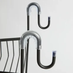 Rowan Black Over the Door Shower Caddy