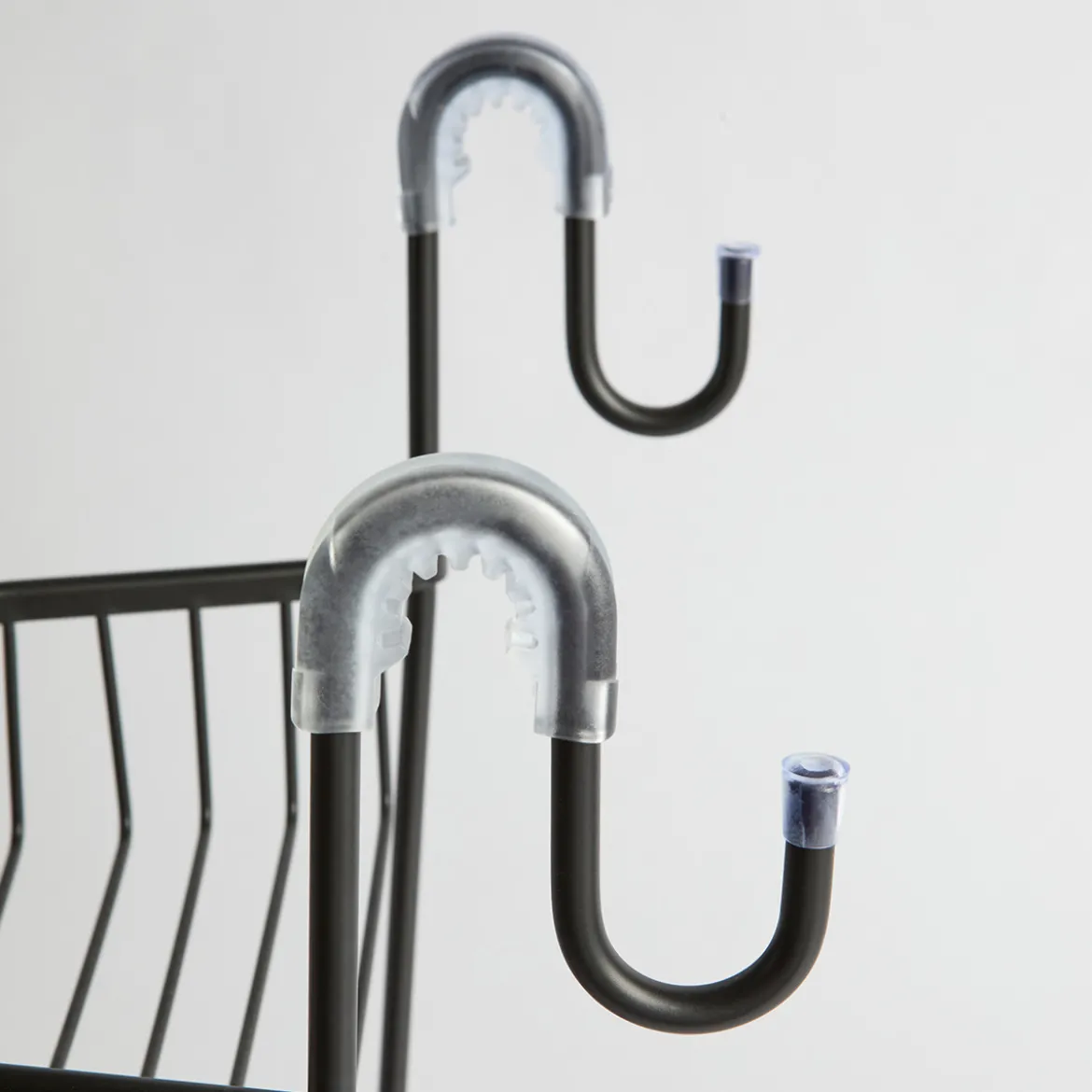 Rowan Black Over the Door Shower Caddy