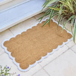 Rumi Scalloped Large Doormat