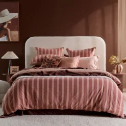 Ryder Reversible Stripe Quilt Cover Set