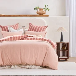 Ryder Reversible Stripe Quilt Cover Set