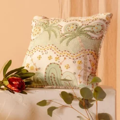 Sacred Stillness by Domica Hill Cushion