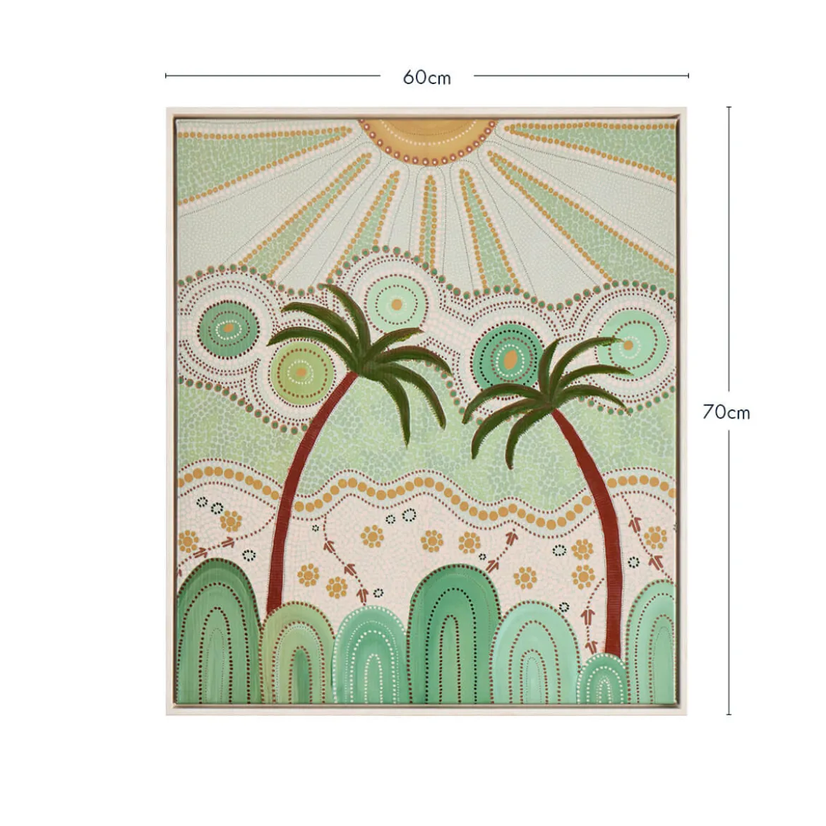 Sacred Stillness Domica Hill Canvas Wall Art