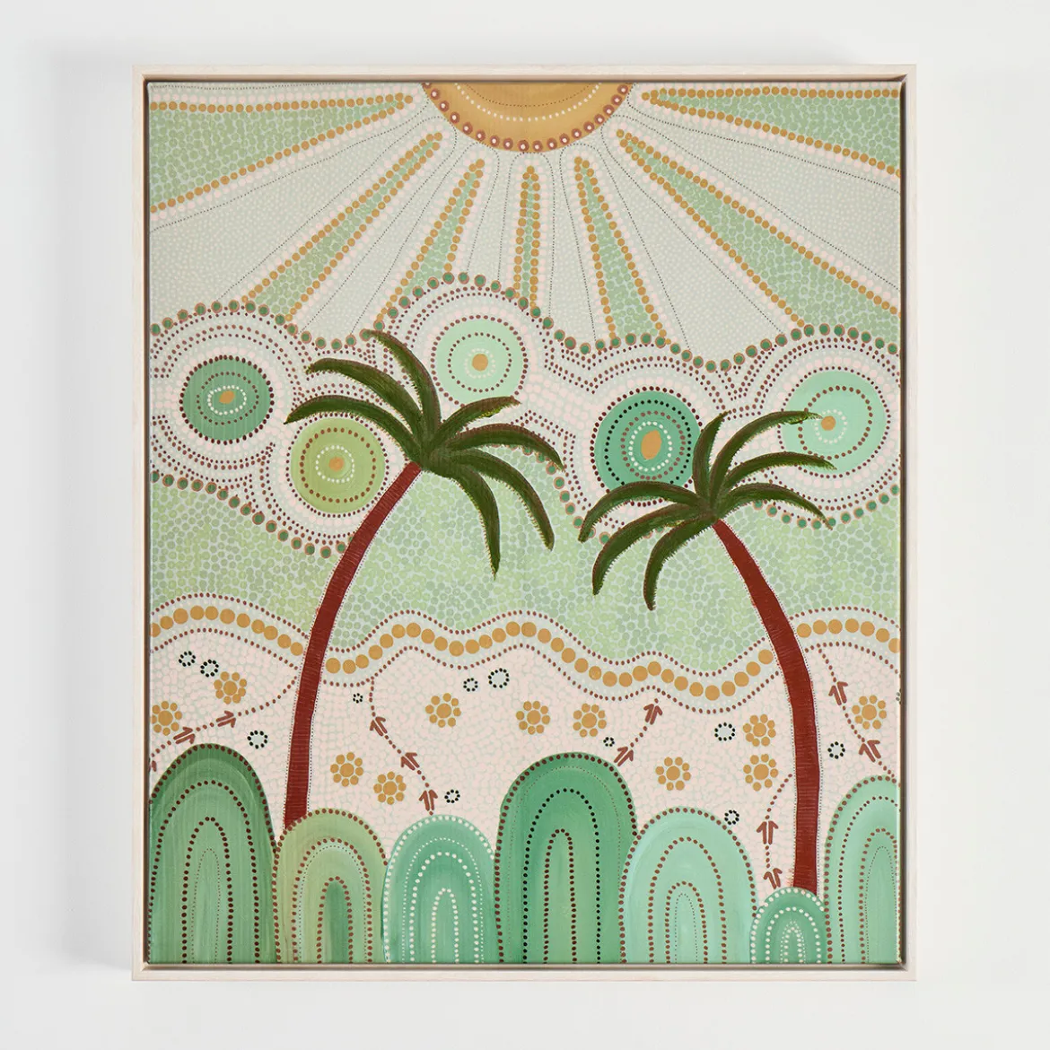 Sacred Stillness Domica Hill Canvas Wall Art