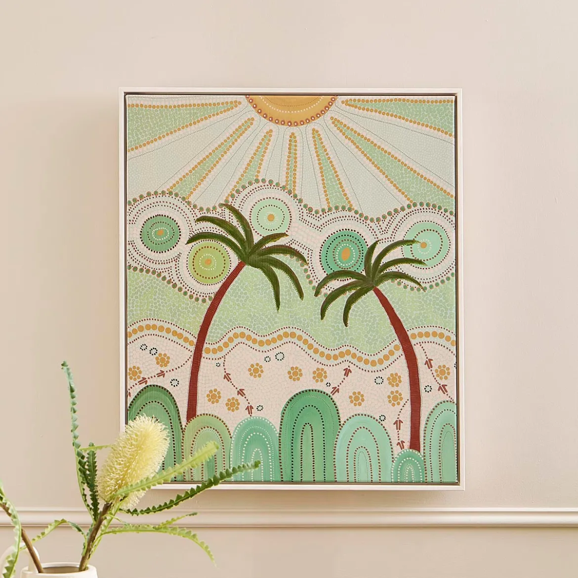 Sacred Stillness Domica Hill Canvas Wall Art