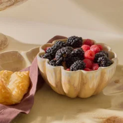 Savannah Glazed Scalloped Bowl