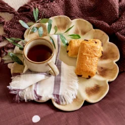 Savannah Glazed Scalloped Platter
