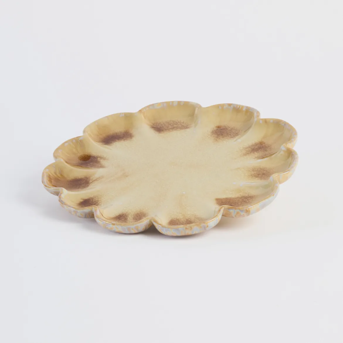 Savannah Glazed Scalloped Platter
