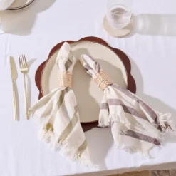 Sawyer Stripe Napkin 4 Pack