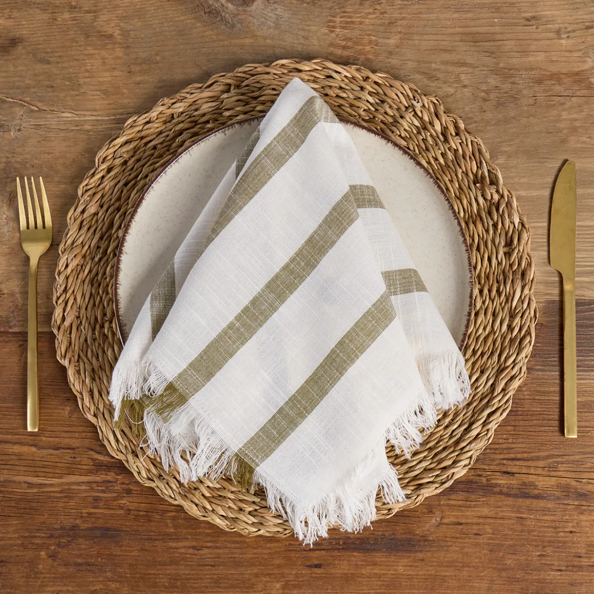 Sawyer Stripe Napkin 4 Pack