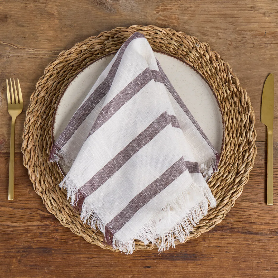 Sawyer Stripe Napkin 4 Pack
